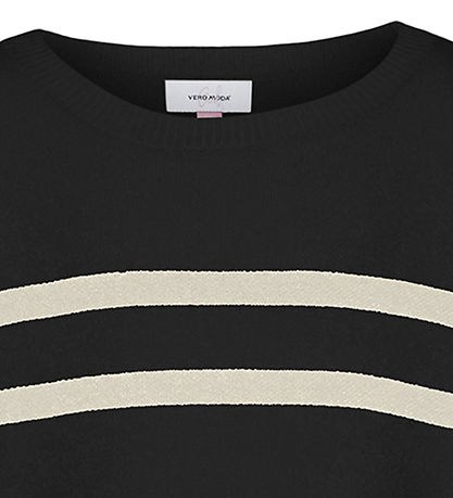 Vero Moda Girl Bluse - VmSaba - Blåck/Birch
