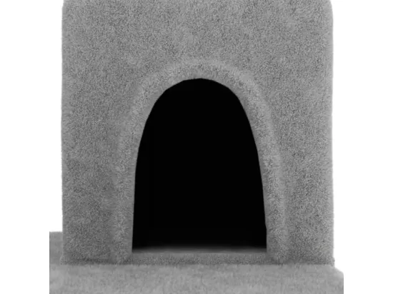 Arbre à chat avec griffoirs en sisal Gris clair 154 cm