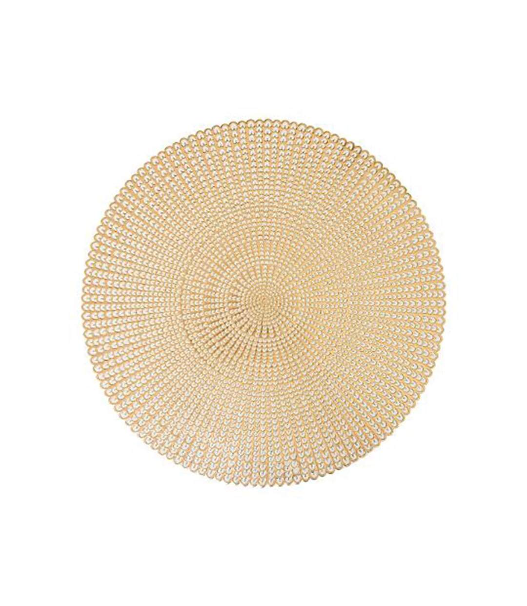 Set de Table Rond Déco Délicatesse 41cm Or