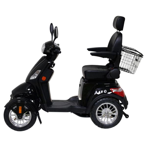 Arvo Elektrisk Scooter for Eldre P400 Svart