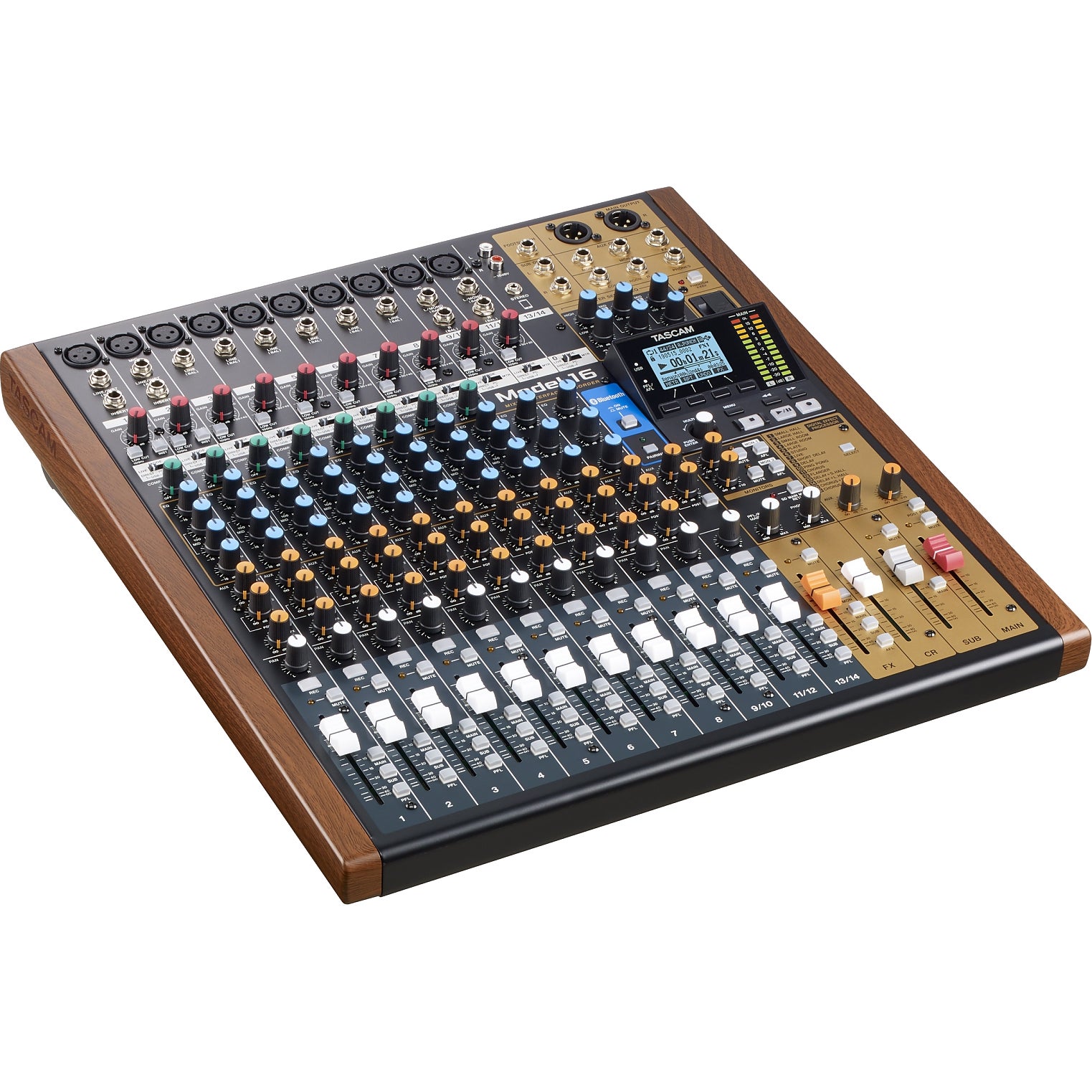 Tascam Model 16 16-kanaals mengpaneel