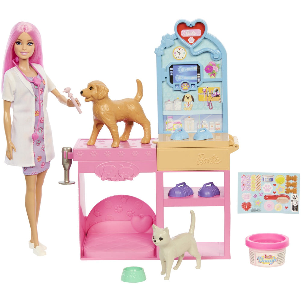 Køb Barbie® Fast Cast Dyrlægeklinik