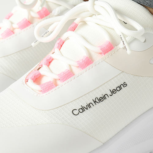 Baskets Femme Runner Laceup Mesh 1215 Brigh White Creamy White