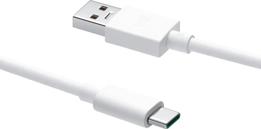 (1m) 65W USB C auf USB A Ladekabel Datenkabel (DL129) - Weiss