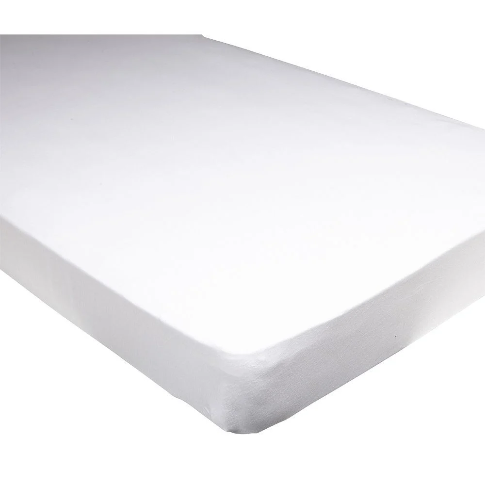 Protège matelas 160x200cm molleton blanc