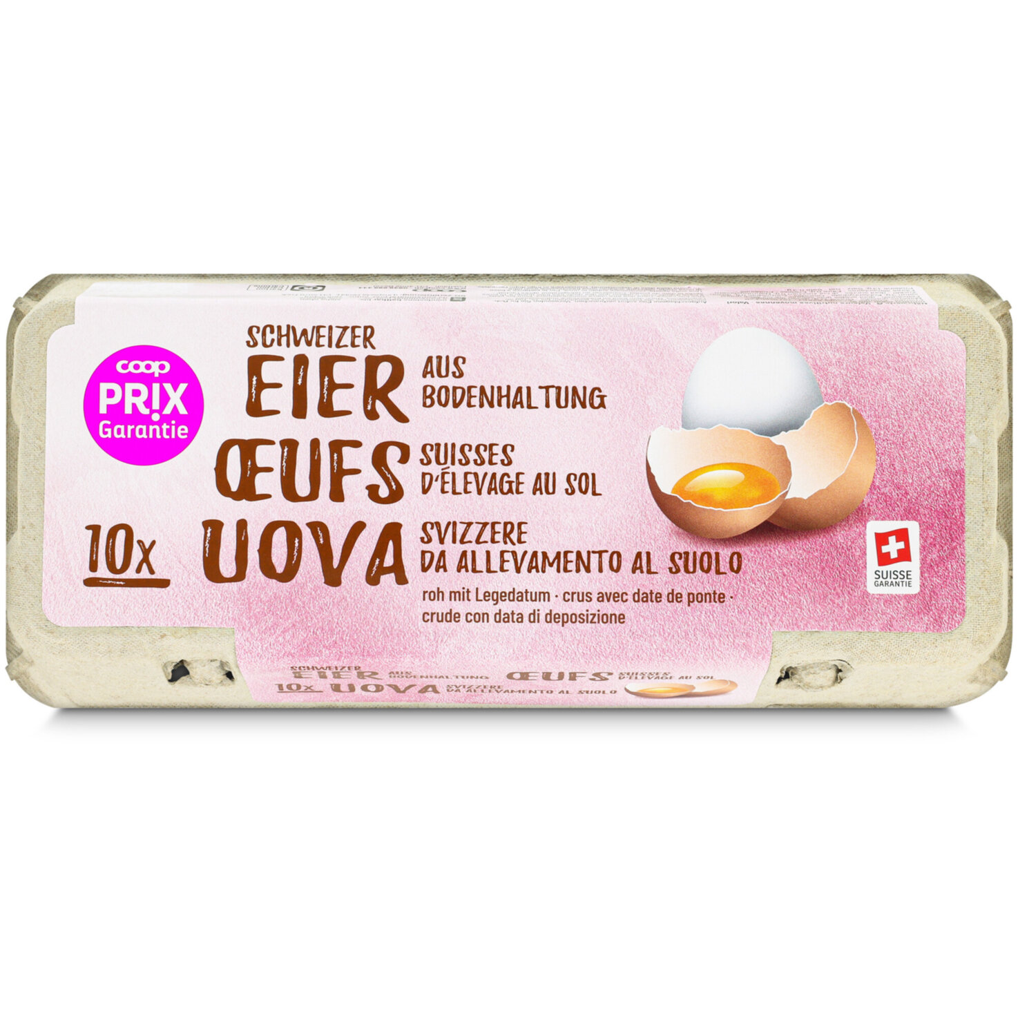 Prix Garantie Eier Bodenhaltung 10 Stück
