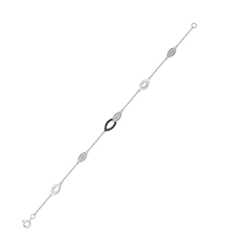 Bracelet Femme - Argent 925 - Longueur : 18 cm