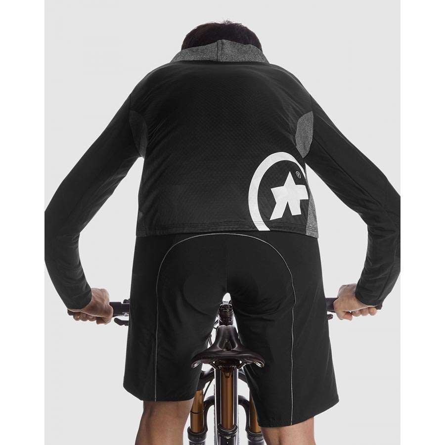 Assos TRAIL Spring/Fall MTB Fietsjack Zwart/Grijs Heren