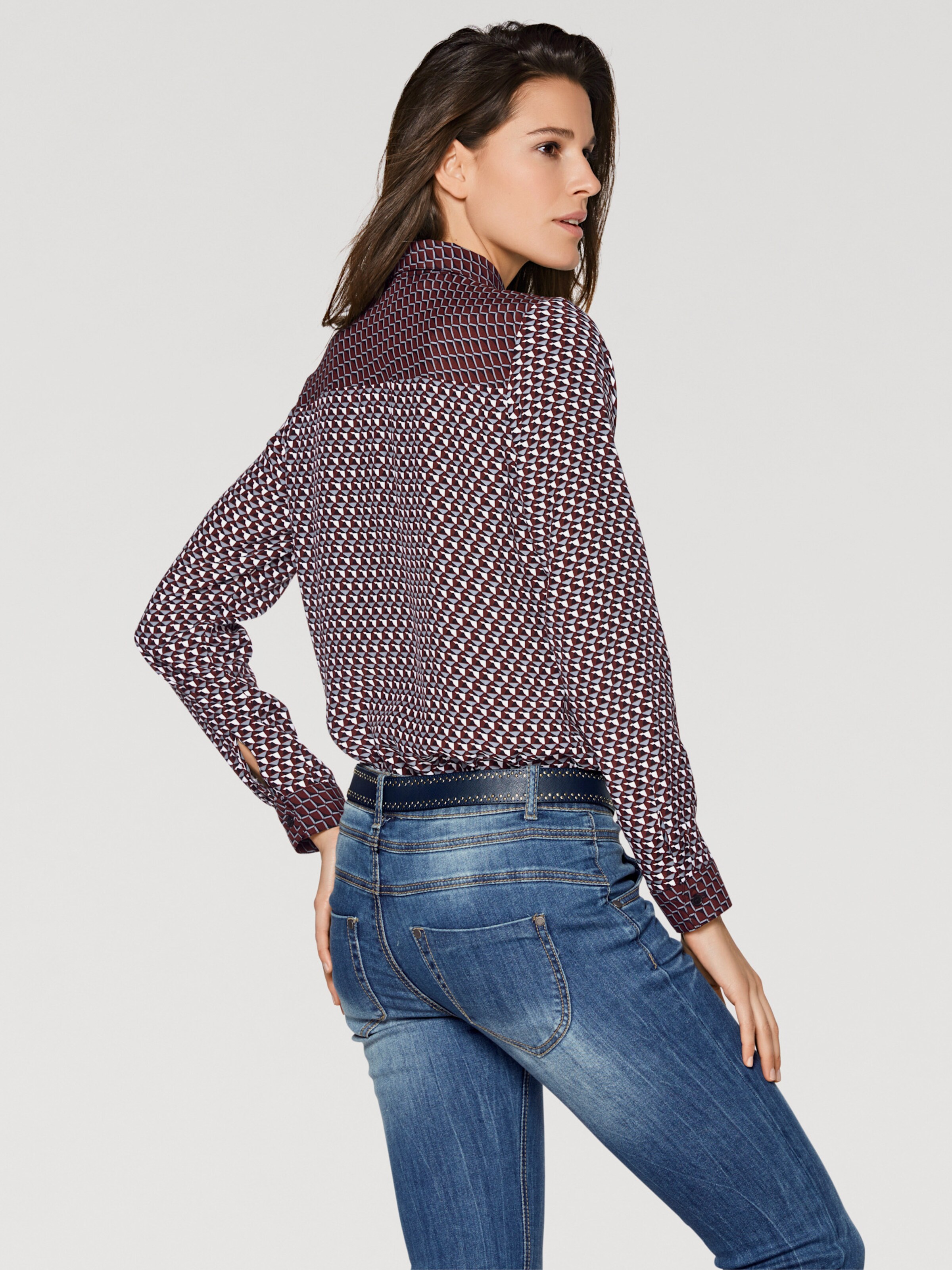 Druckbluse