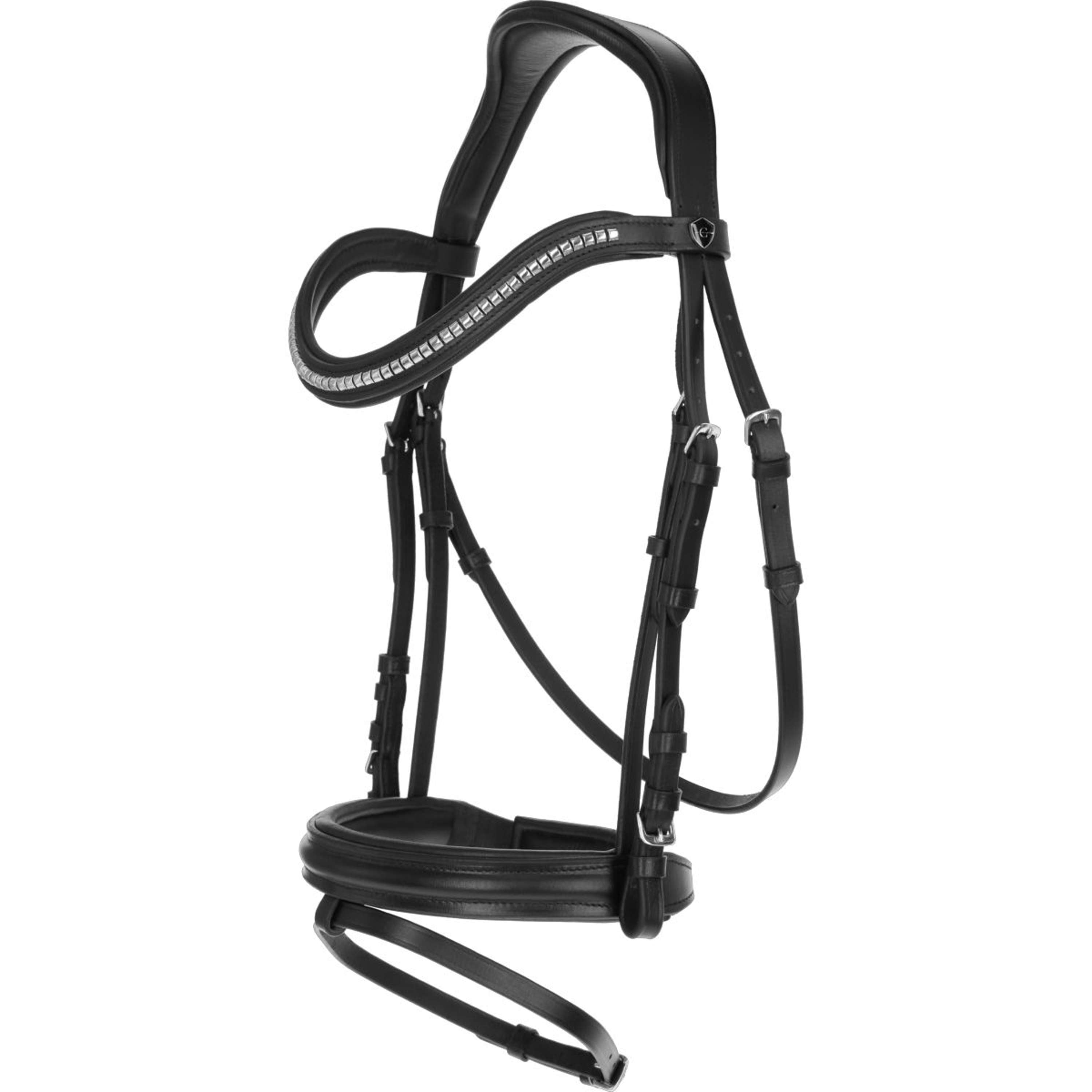 Covalliero Hoofdstel Clincher Zwart