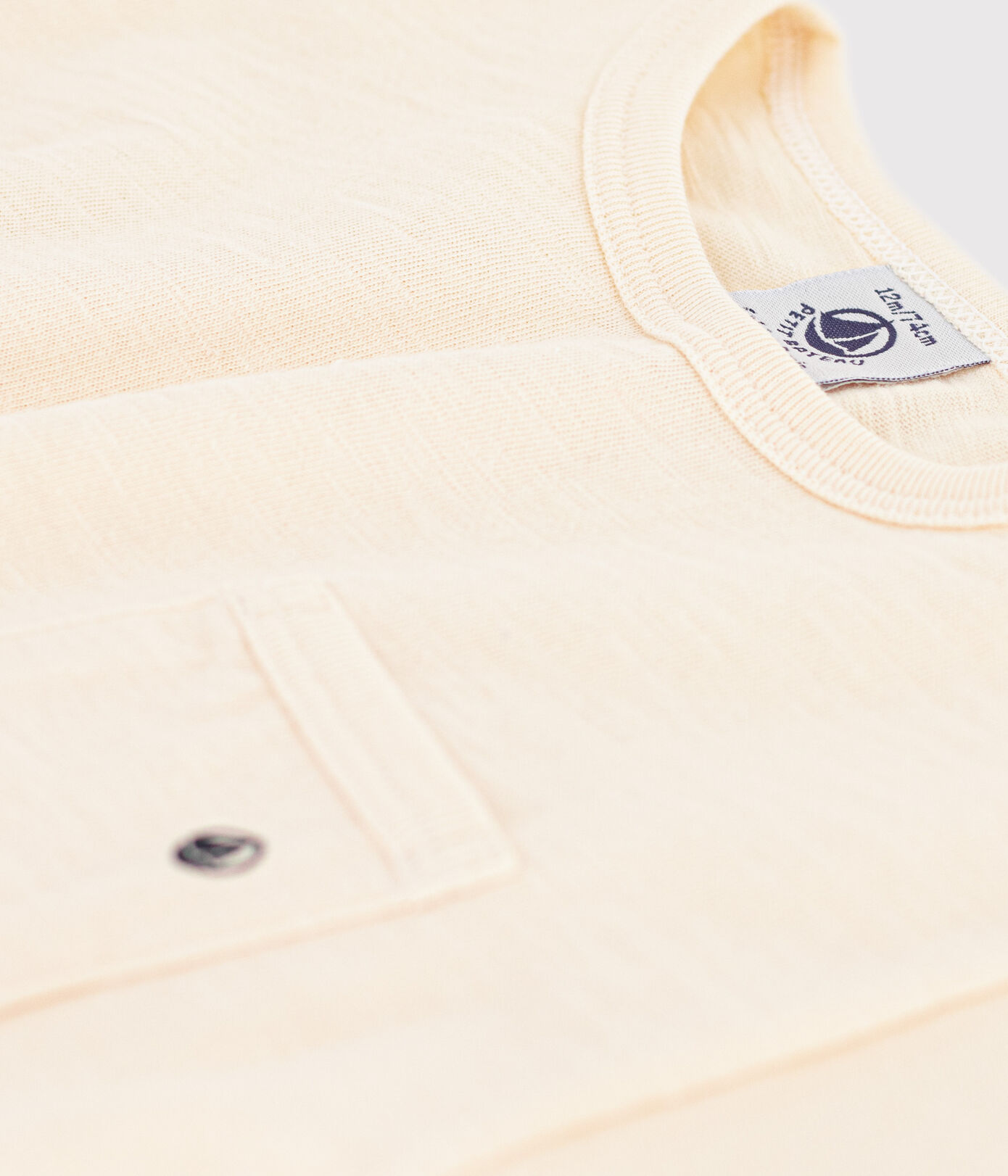 Tee-shirt manches courtes bébé en jersey flammé