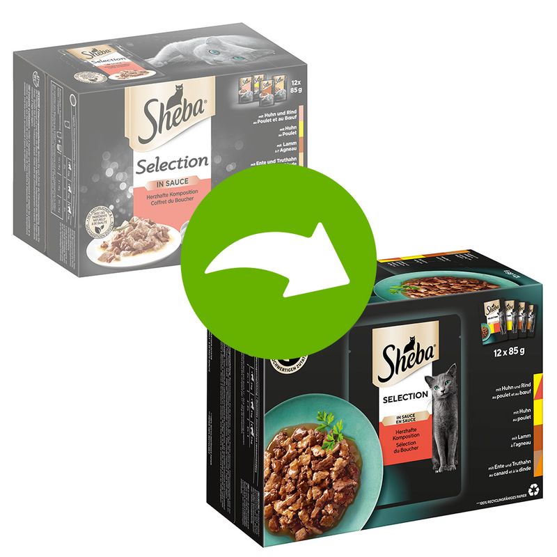 Lot mixte Sheba 12 x 85 g
