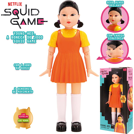 Squid Game Youngh-Hee elektronisk dukke 29 cm