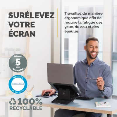 Fellowes Breyta - Support pour ordinateur portable jusqu'à 14