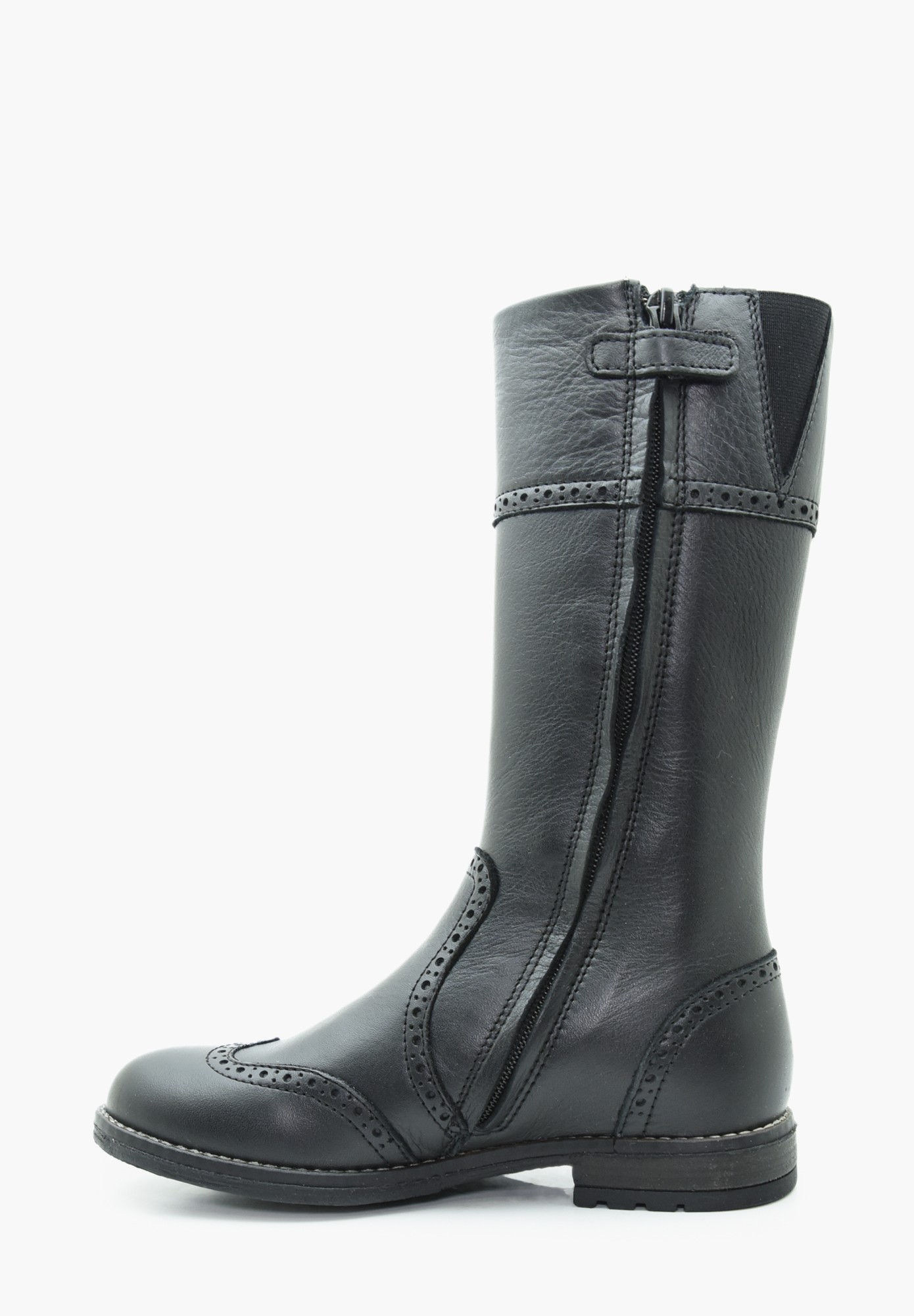 Saas Fee TEX Wollfutter Kinder Schwarz
