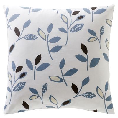 Linge de lit motif fleurs stylisées - BECQUET CRÉATION