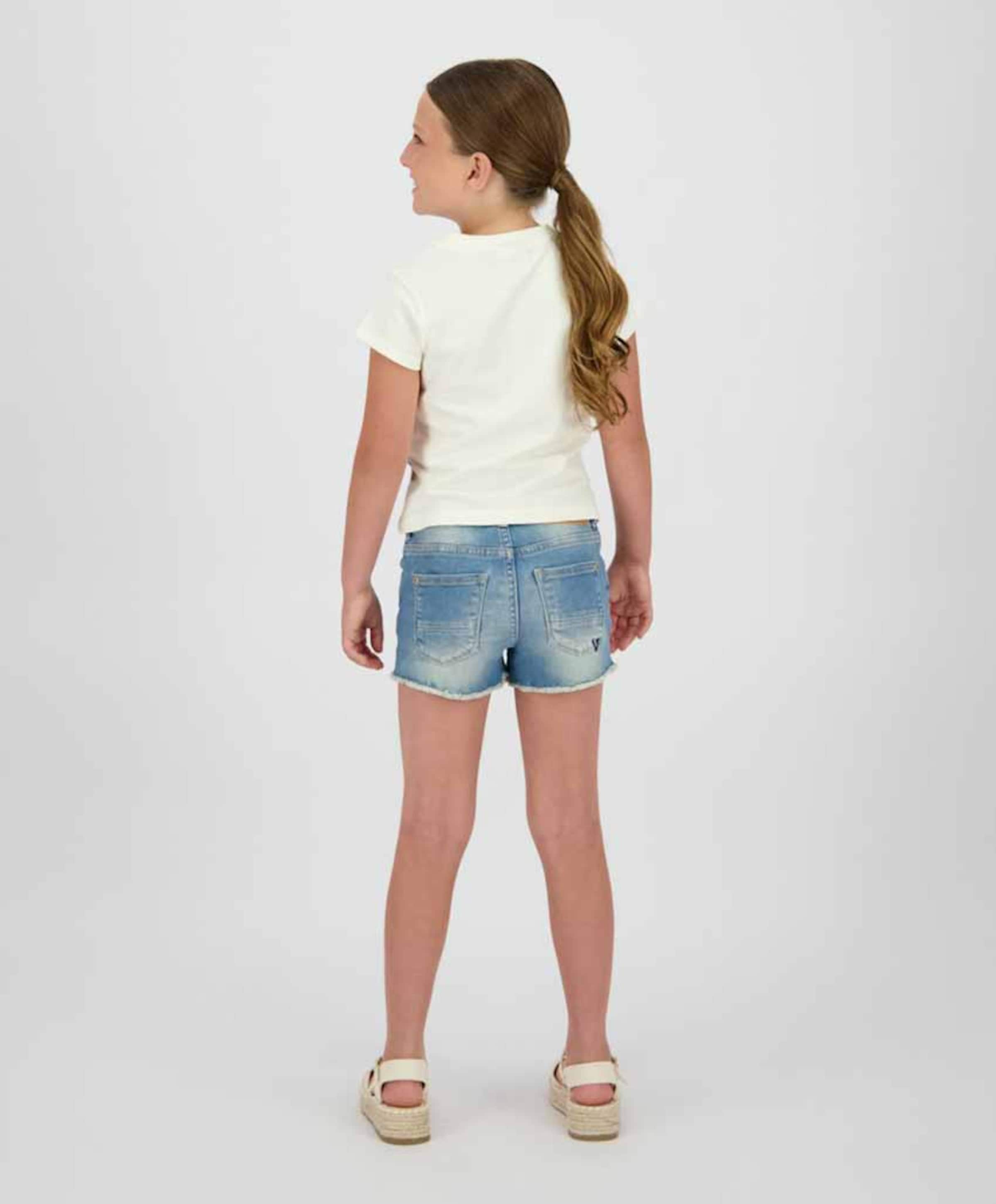 Vingino Daizy meisjes korte broek blauw