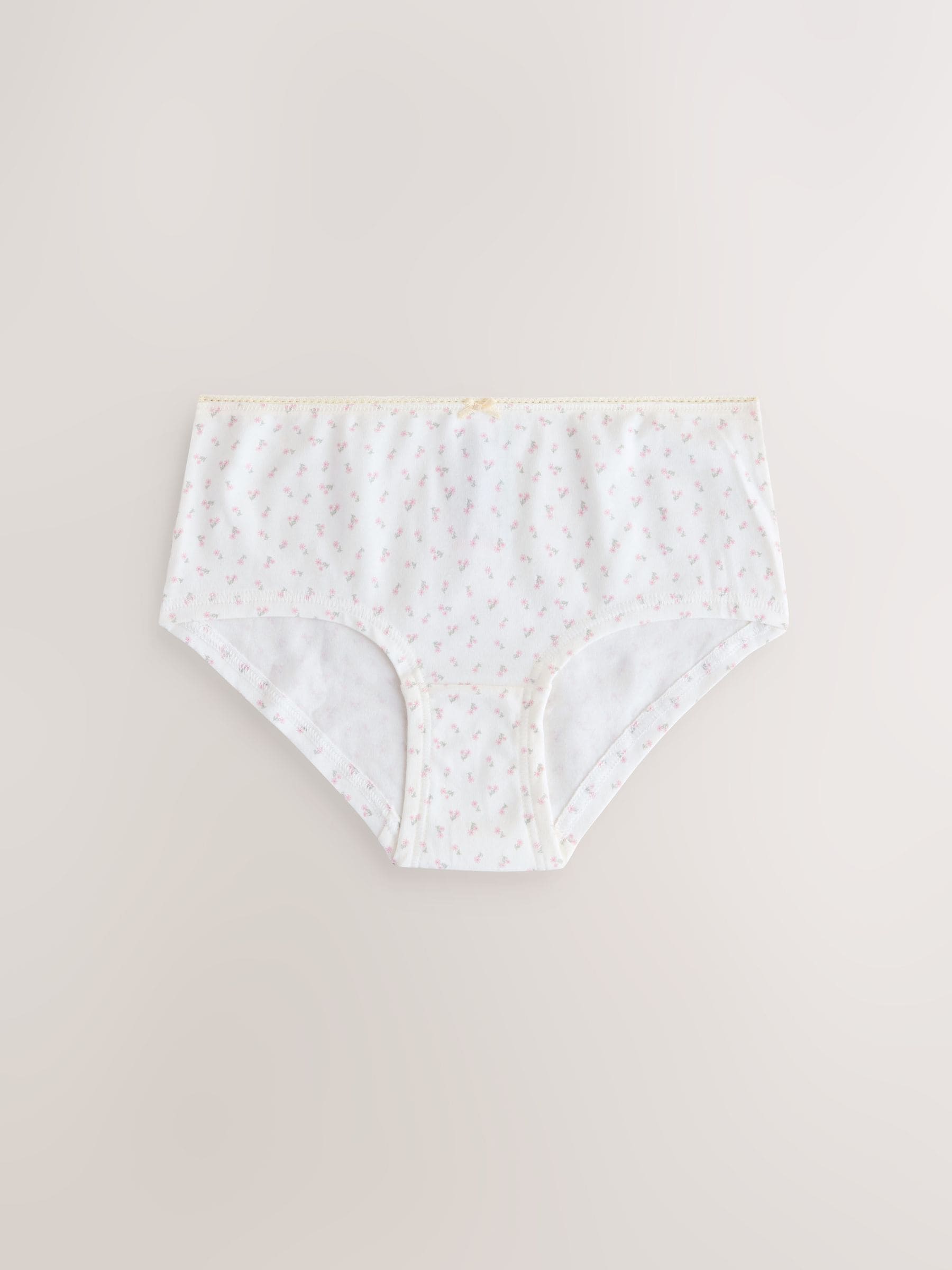 Bloemenmotief - Set van 5 hipsteronderbroeken met print (2-16jr)