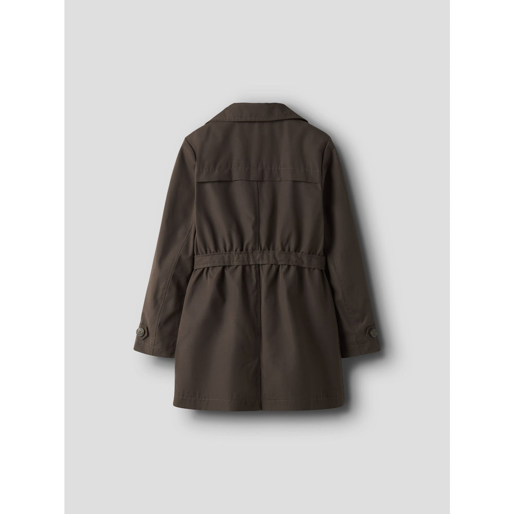 Køb Name It Chocolate Brown Nkfmadelin Trench Frakke Noos