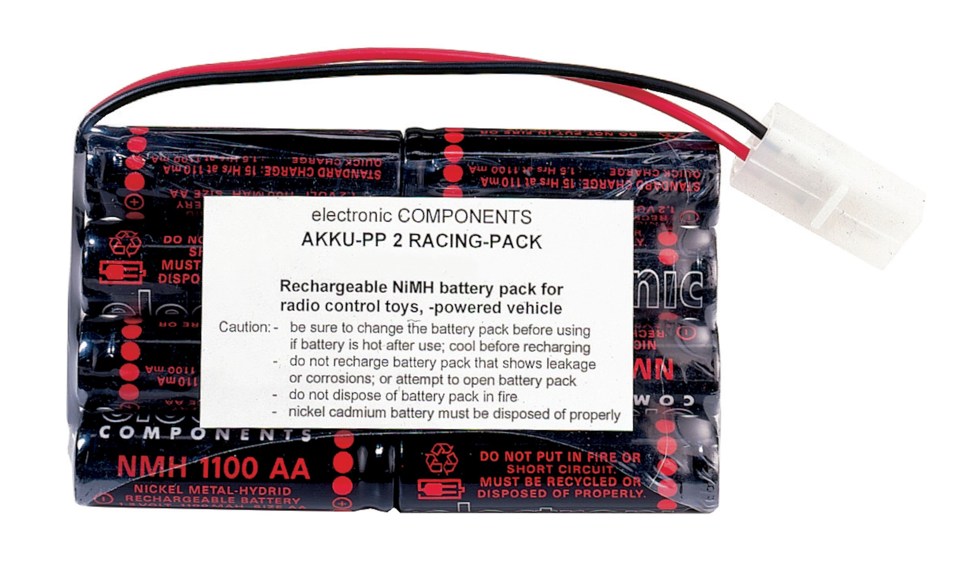 RC-batteripakke NiMH 9,6 V 2000 mAh