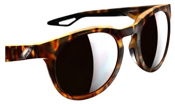 Paire de Lunettes 100% Campo - Soft Tact Havana Marron - Ecran PeakPolar bronze