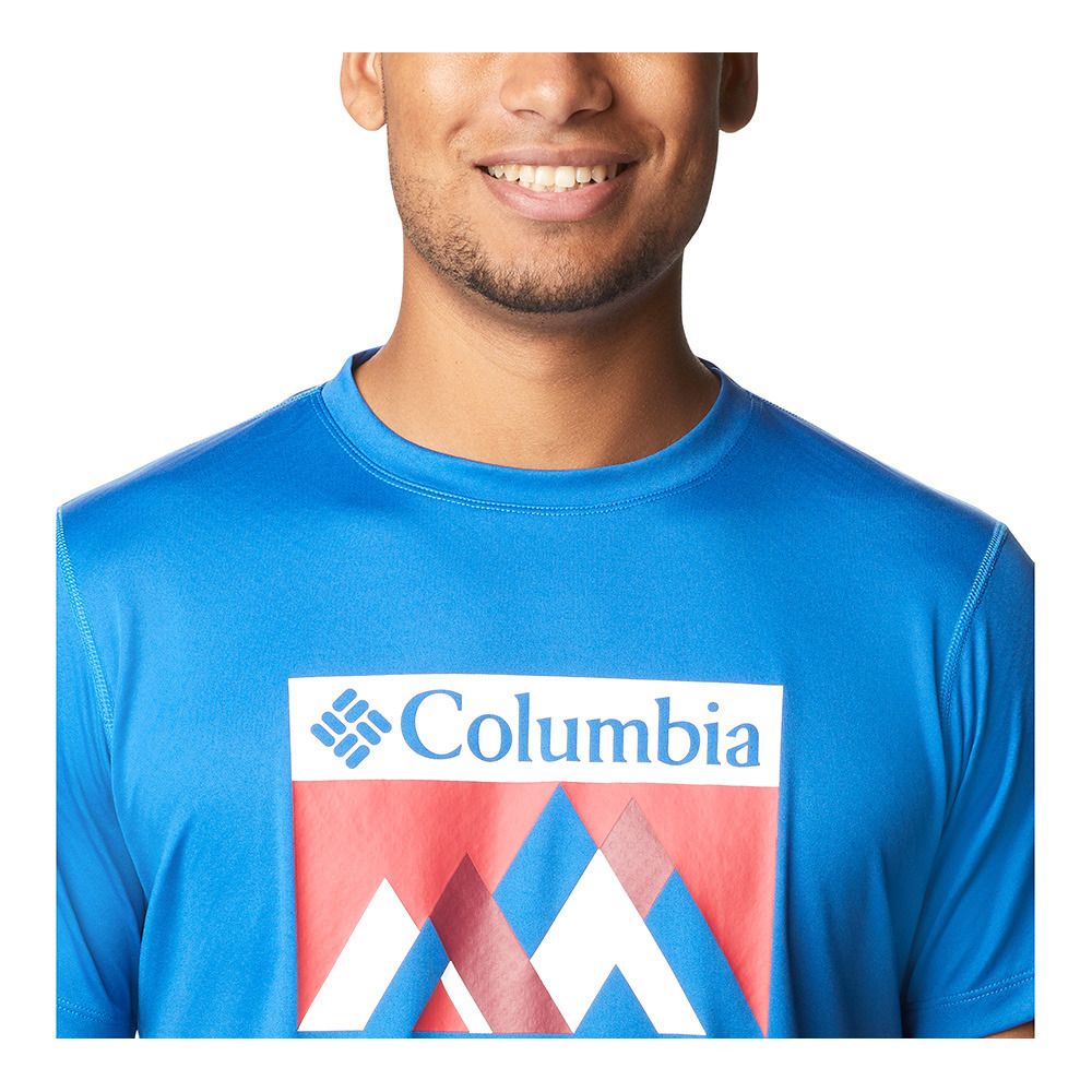 Columbia ZERO RULES - Maillot Homme bright indigo/peak fun graphic