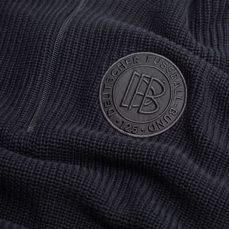 Allemagne Sweat 125 Ans Anniversaire Half Zip - Noir ÉDITION LIMITÉE
