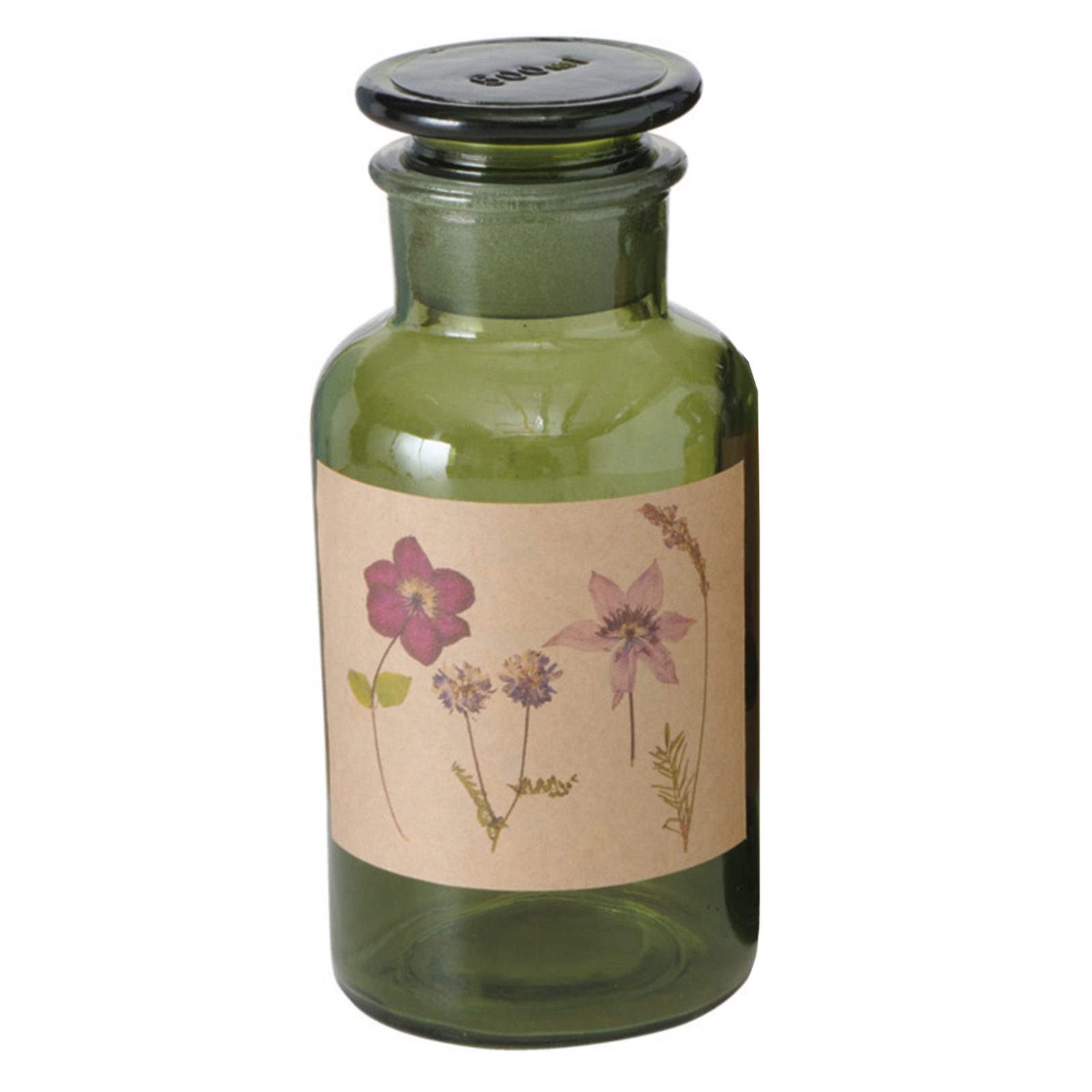 Dekoflasche - sortiert - Glas - 18 cm