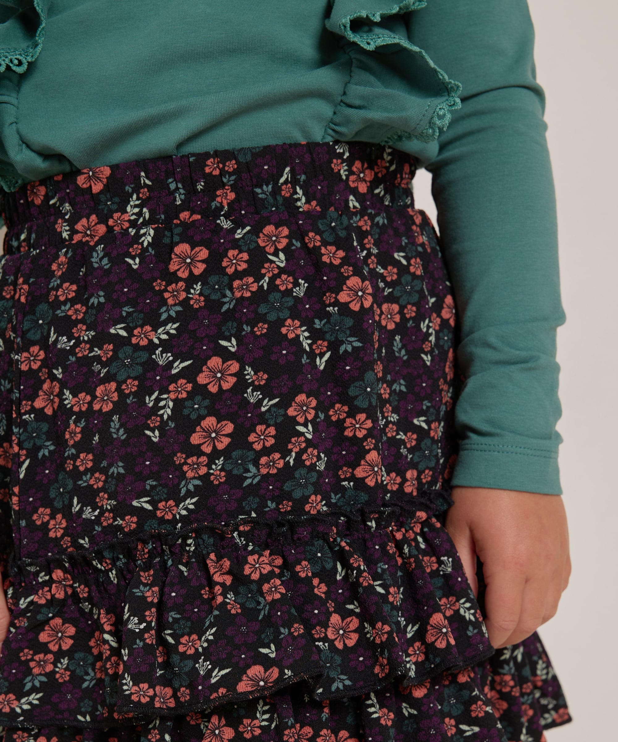 rok met bloemenprint