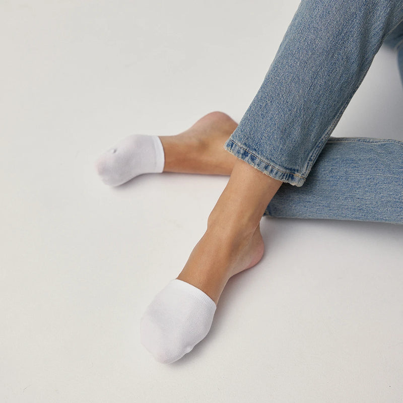 Vorfuß Socken aus Bio-Baumwolle Schwarz