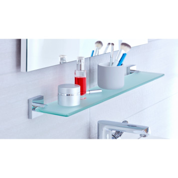 Tesa Ekkro glazen planchet gesatineerd glas chroom