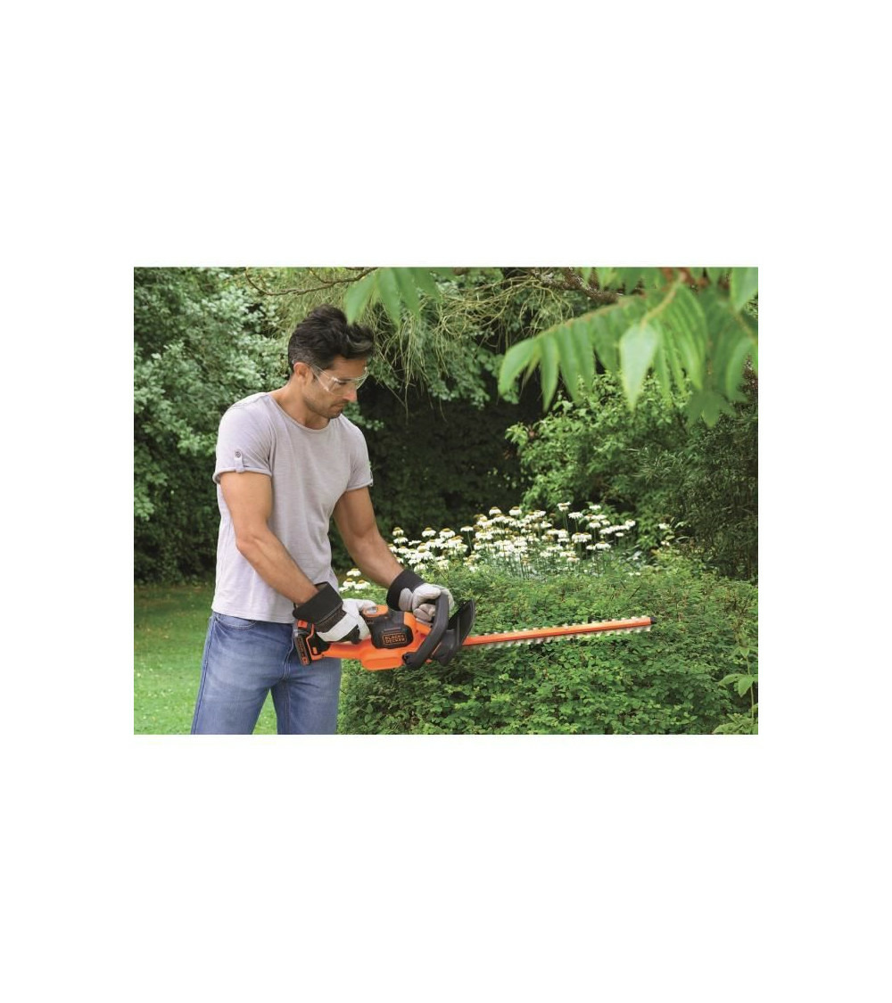 Black & decker taille-haies sans fil 45cm gtc18452pcb-xj - 18v (livré sans batterie ni chargeur)