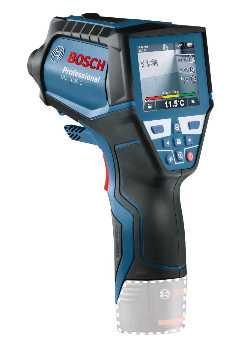 Bosch Professional GIS 1000 C Accu thermodetector 12V Basic Body in L-Boxx - 0601083308