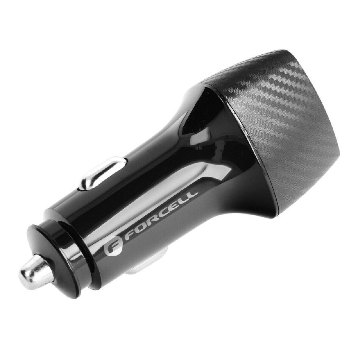 KFZ-Ladegerät Autoladegerät CARBON 2xUSB 17W CC50-2A 17W