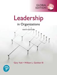 Leadership in Organizations, Global Edition, 9/e ePub