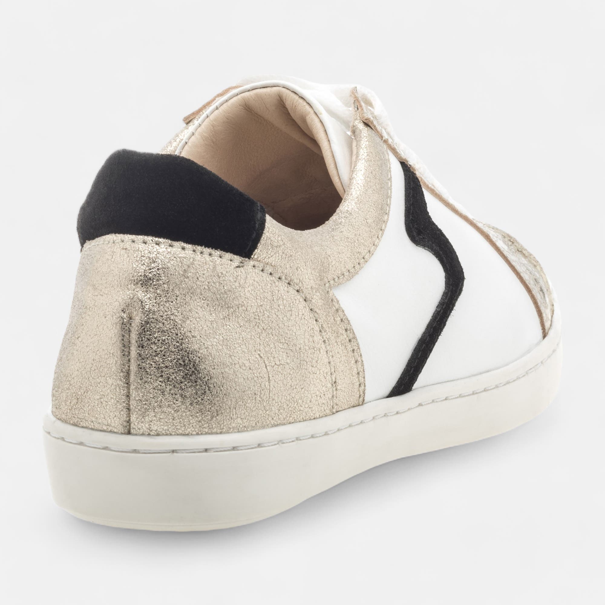 Baskets basses Femme en cuir blanc