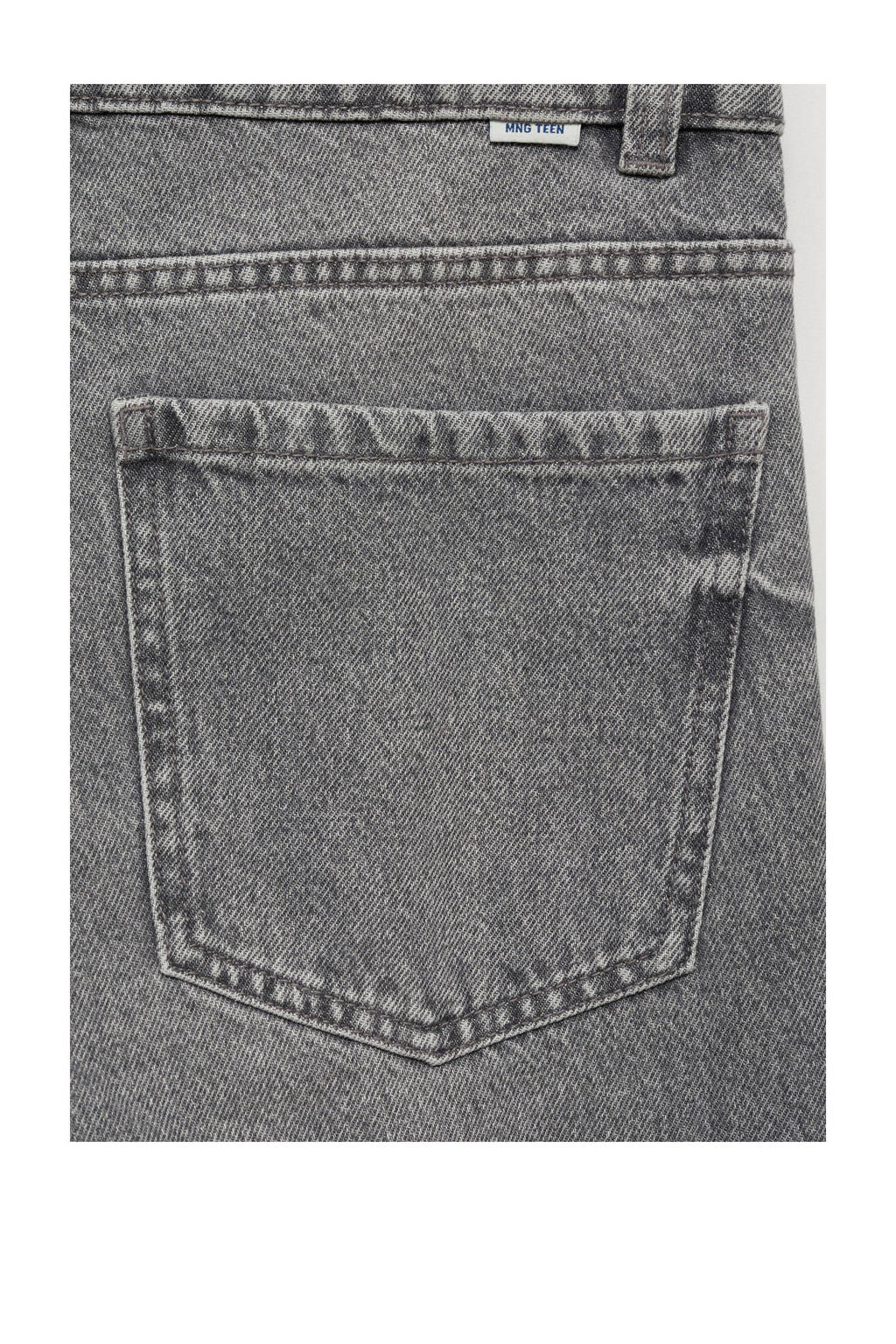 MANGO TEEN regular fit jeans grijs