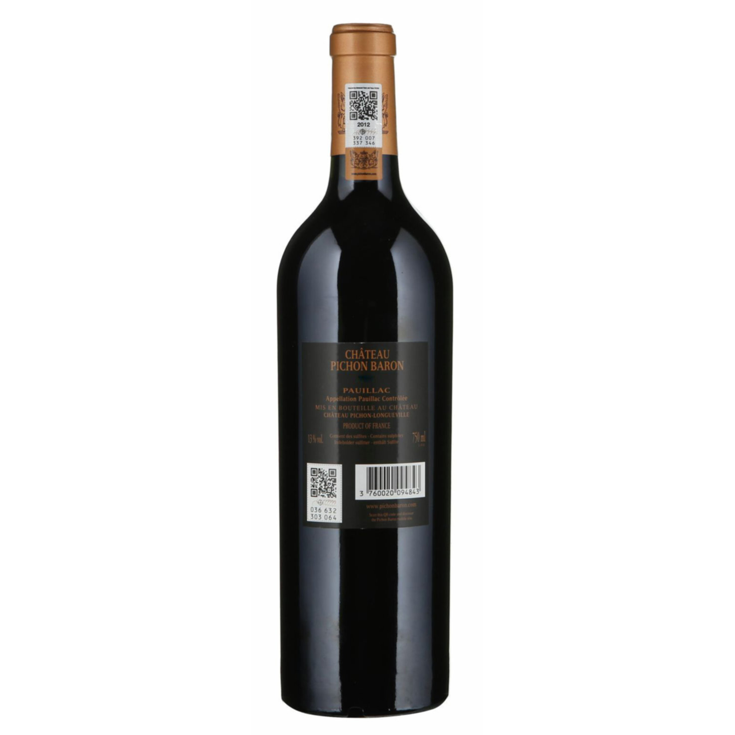 Château Pichon-Baron Pauillac AC 2ème Cru Classé -75cl