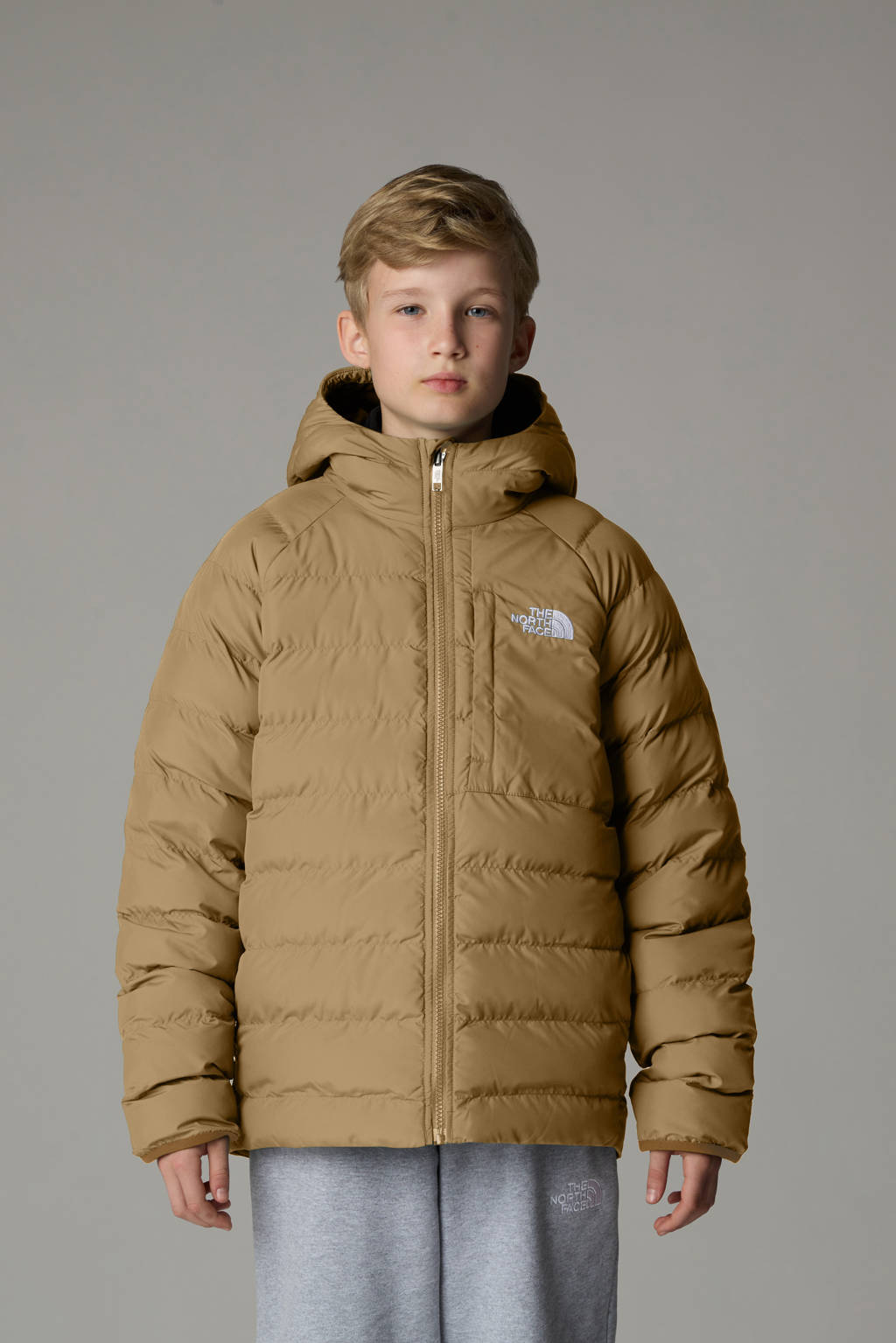The North Face reversible jas Perrito beige/bruin