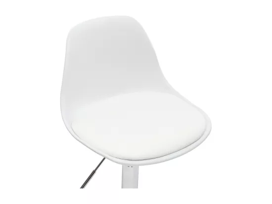 Chaise de bureau design enfant blanche STEEVY