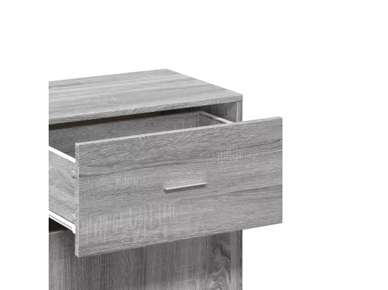 Armoire de rangement sonoma gris 56,5x39x90 cm bois ingénierie