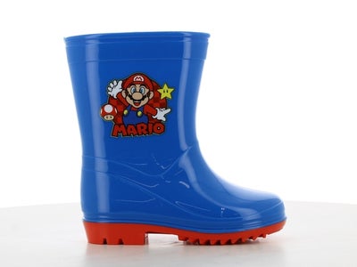 Super Mario Gummistøvler, Cobalt Blue/Red