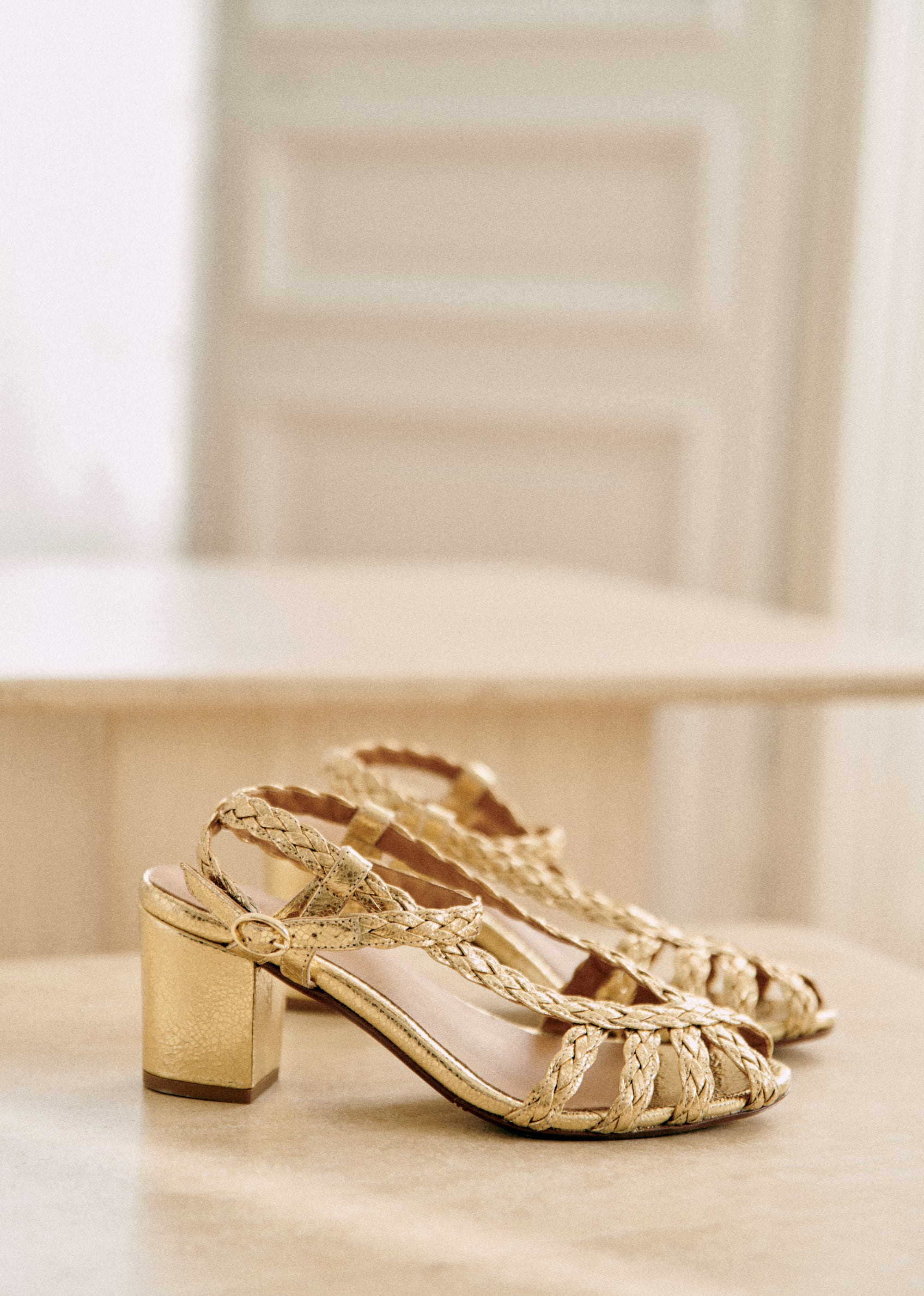 Sandales Natacha - Doré lisse tressé - SOULIERS/SOULIERS Sandales 5906220