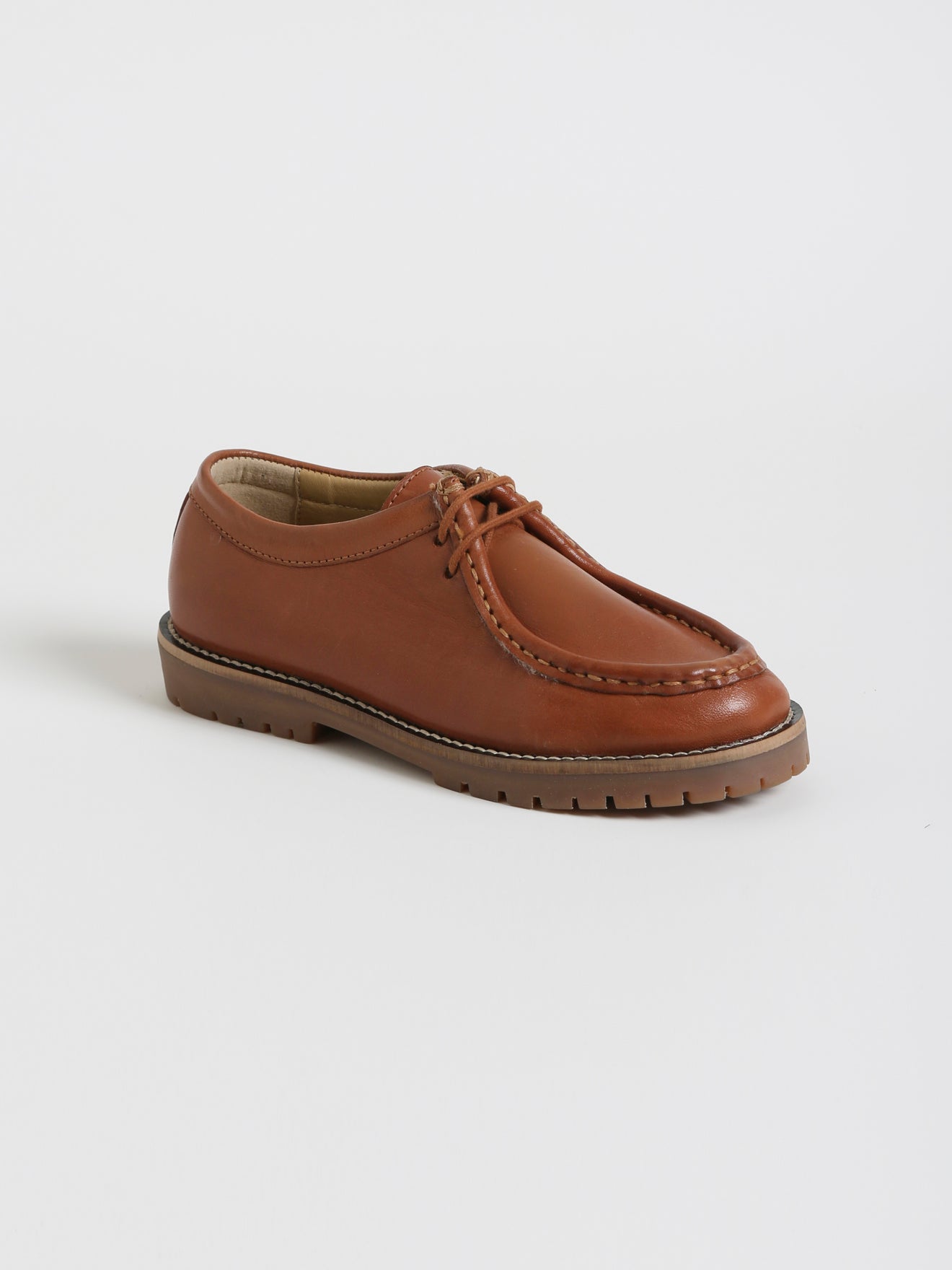 Derbies plateau Garçon en cuir