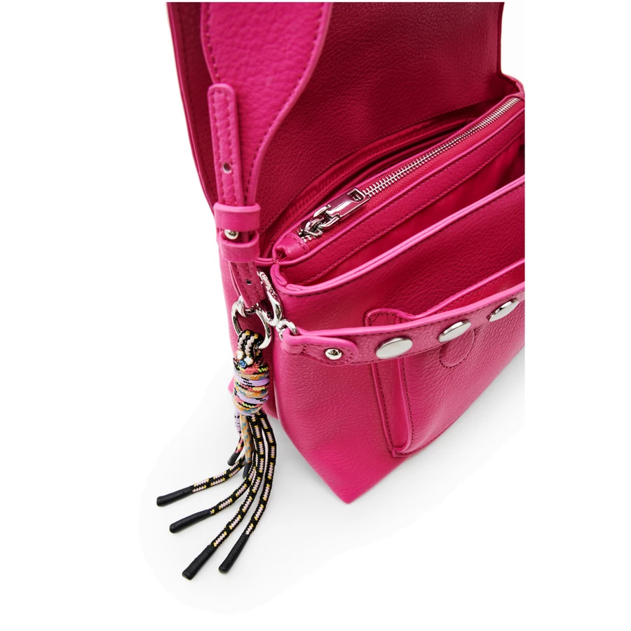 Desigual Half Logo Venecia 2.0 - Schultertasche 25.5 cm fuchsia