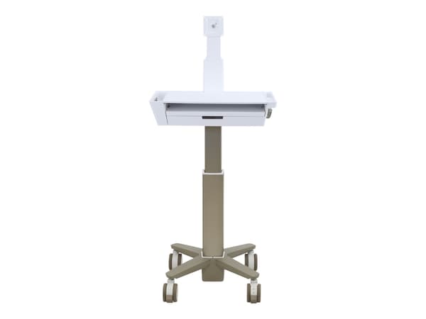 Ergotron CareFit Slim 2.0 - Vogn - lett bruk - for Alt-i-ett / LCD-skjerm - skuff (1x1) - medisinsk - aluminium, kvalitetsplast, sinkplettert stål -
