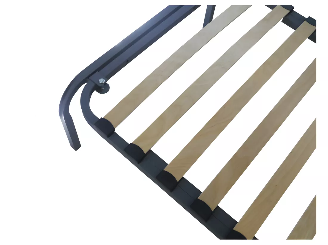 Sommier supérieur 70x190 cm metal gris STRATA