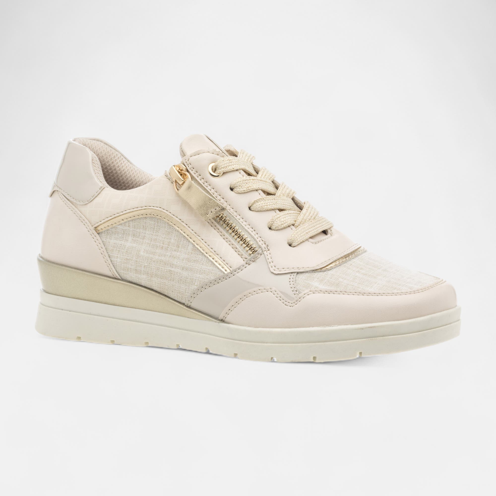 Baskets basses Femme beige