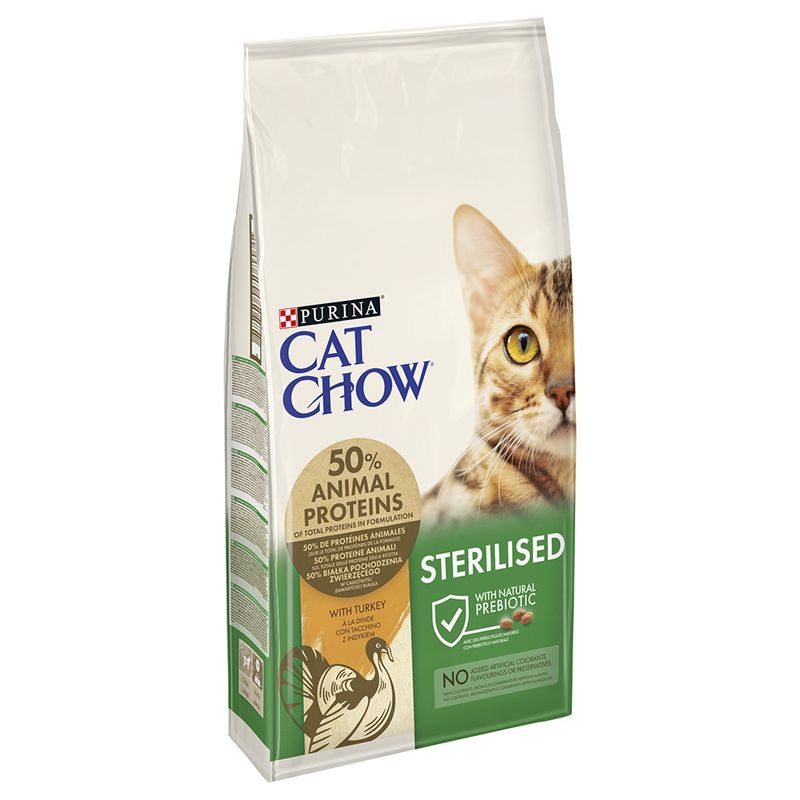 PURINA Cat Chow Sterilised dinde