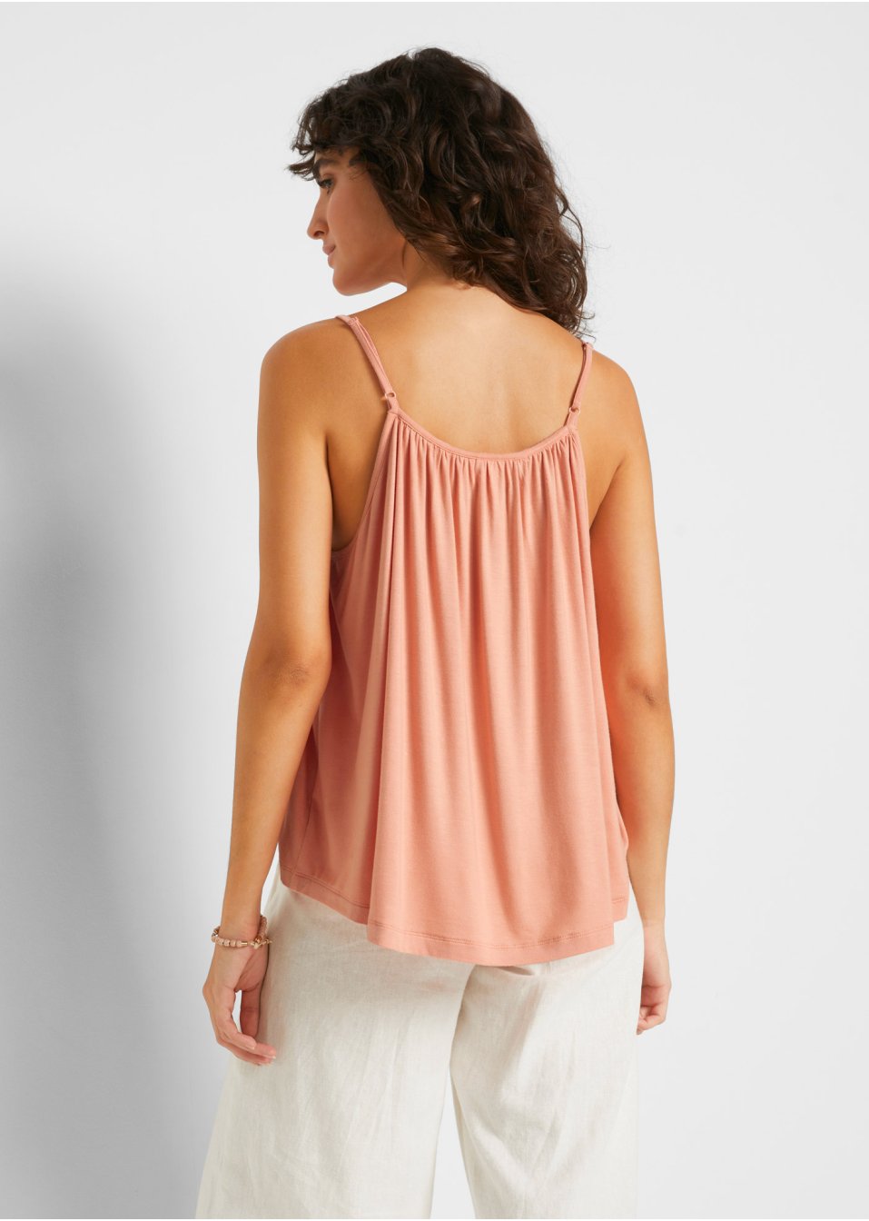 Top-tunique fluide avec viscose